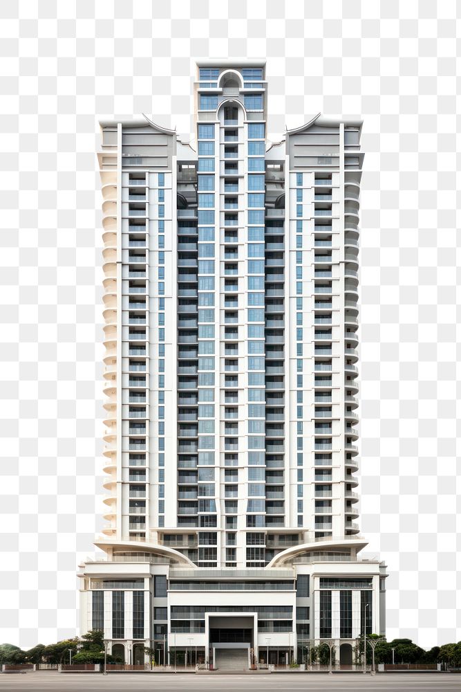PNG  Architecture photo of tall Asian condominium building skyscraper city