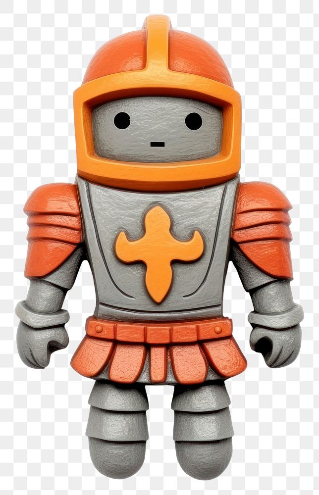 PNG Knight robot toy jack-o'-lantern.