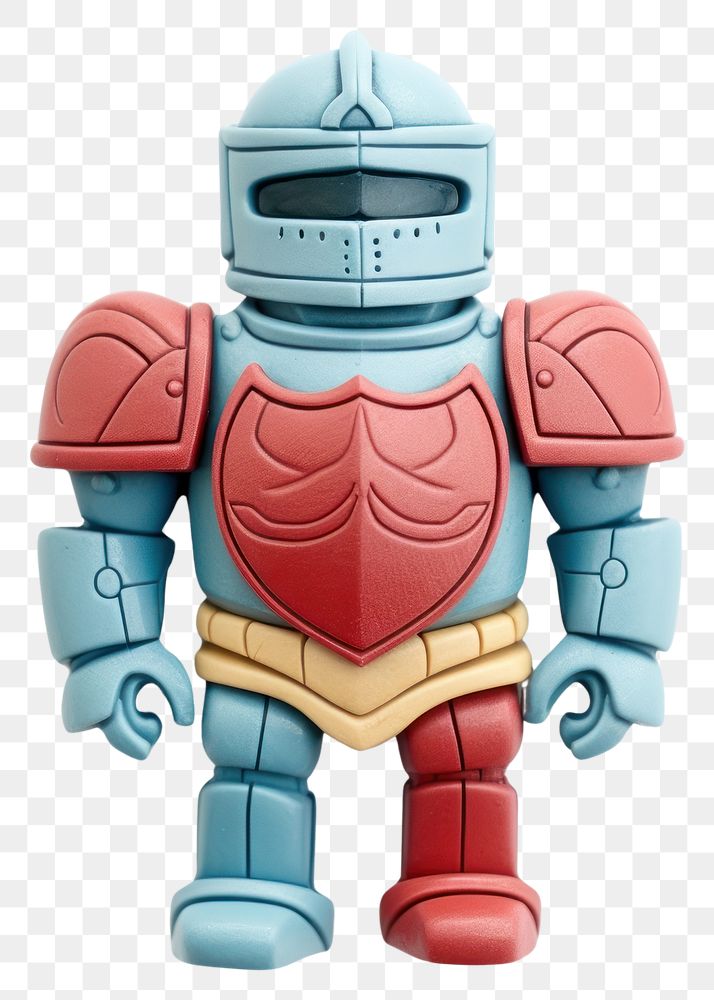 PNG Knight robot toy representation.
