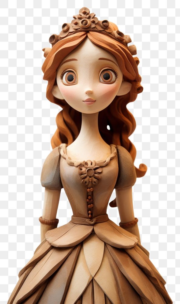 PNG Figurine bride adult doll.
