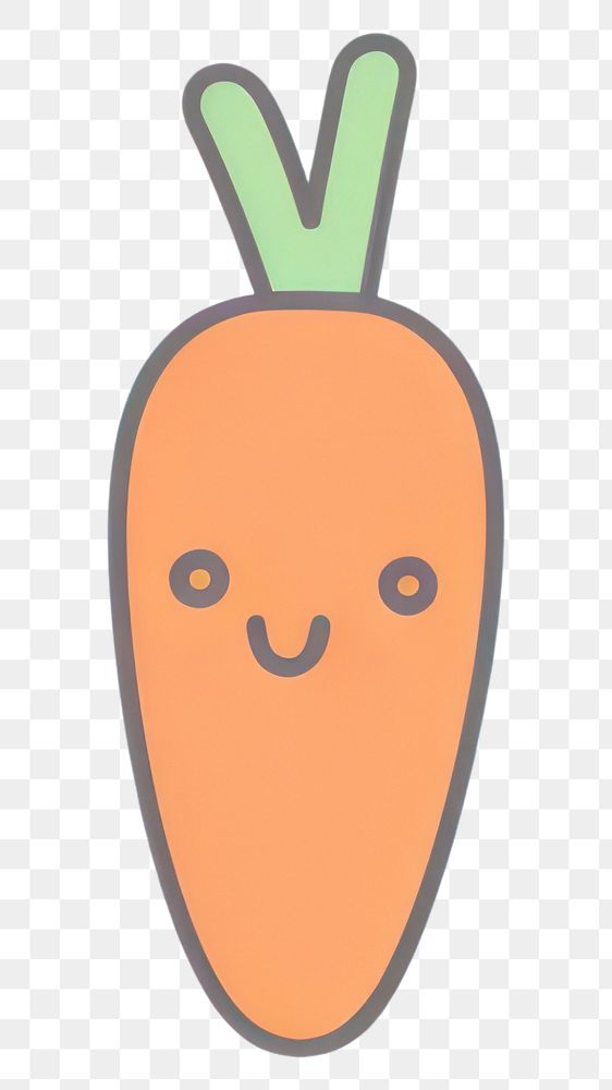 PNG Carrot vegetable food anthropomorphic.