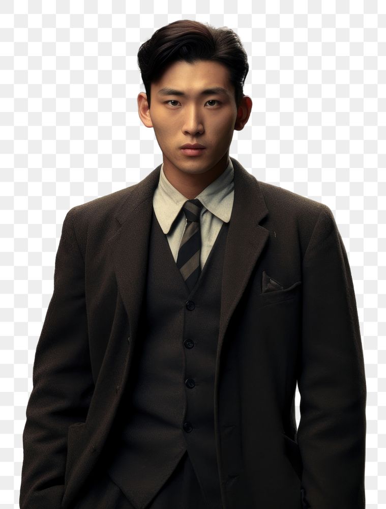 PNG Korean male street portrait adult. AI generated Image by rawpixel.