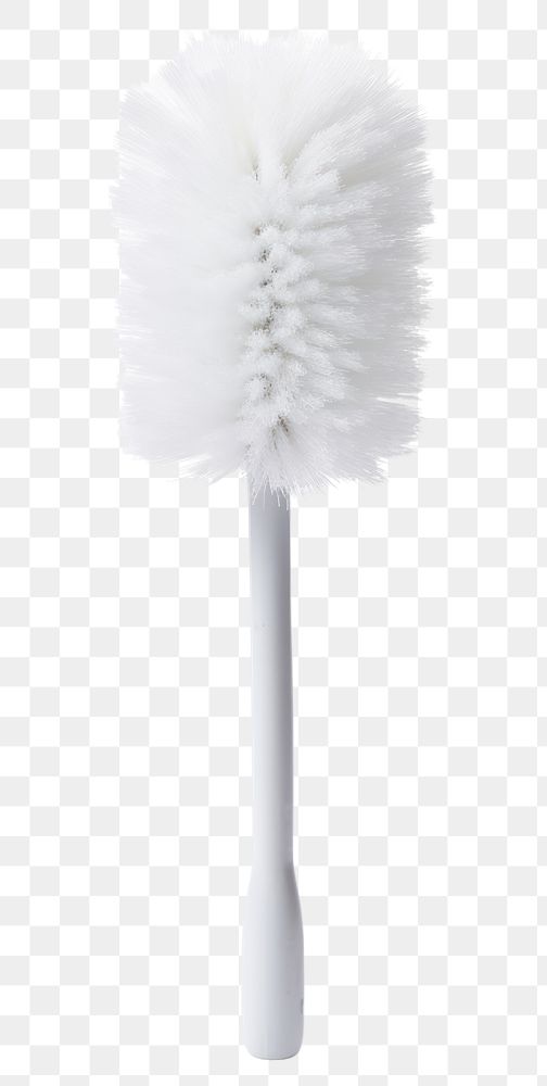 PNG  Toilet brush white white background toothbrush.