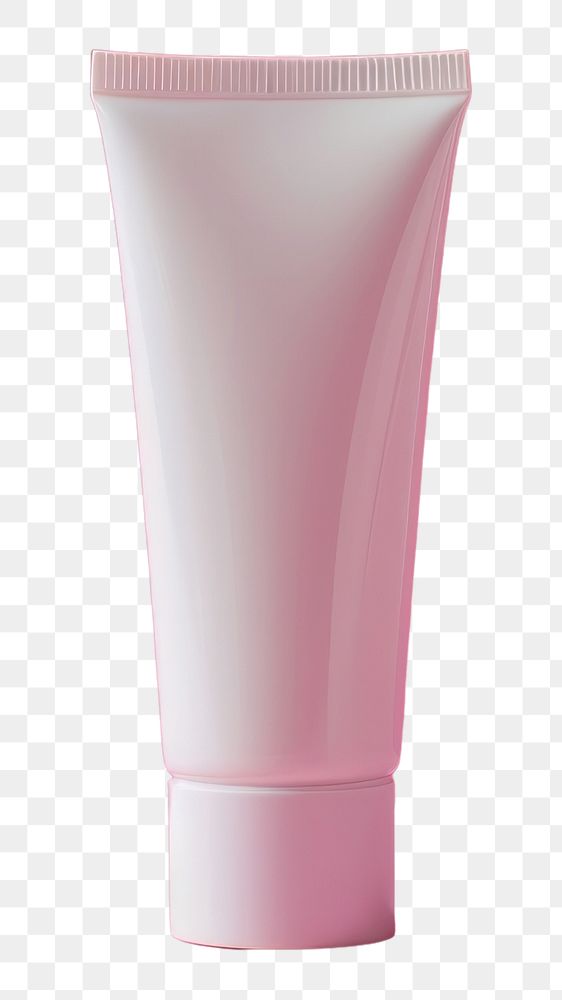 PNG Handcream tube cosmetics pink pink background.