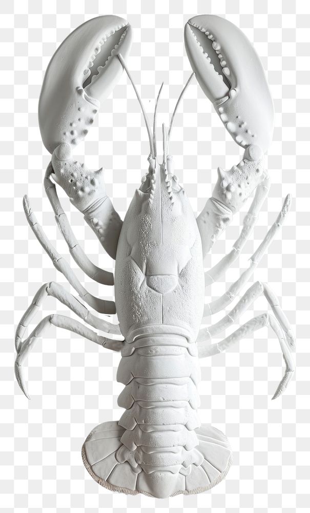 PNG Bas-relief lobster sculpture texture seafood animal invertebrate.