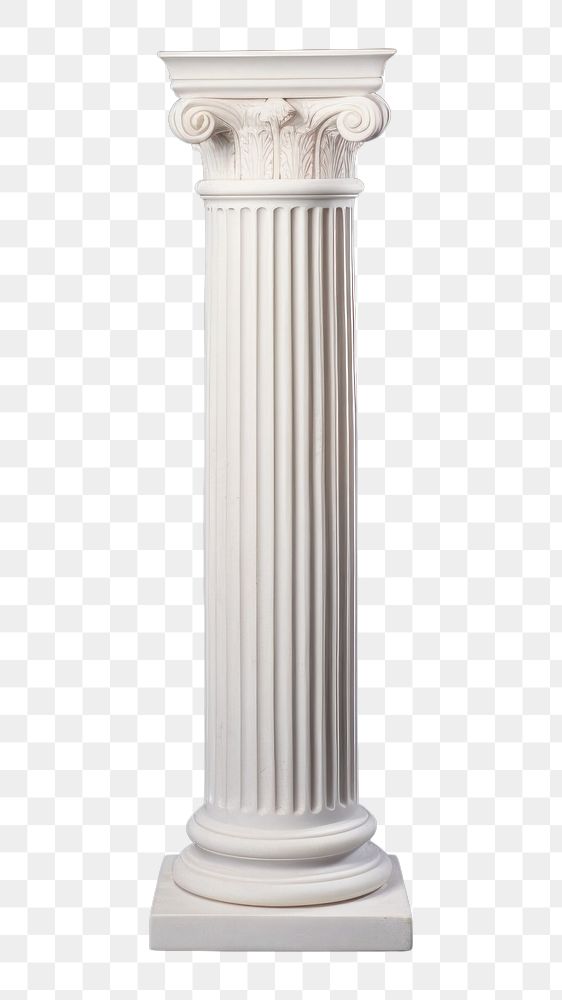 PNG Greek Ionic column architecture colonnade baluster.