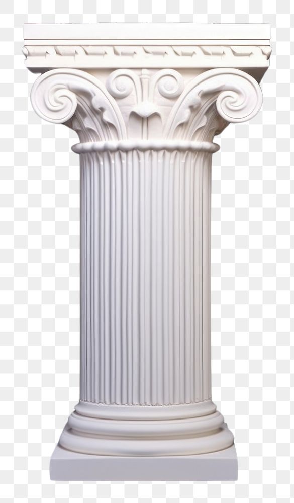 PNG Greek Ionic column architecture creativity sculpture.