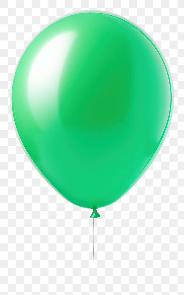 PNG  Inflatable green balloon anniversary celebration birthday. AI generated Image by rawpixel.