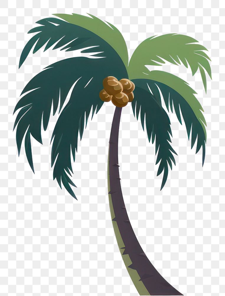 PNG  A palm tree plant white background arecaceae.