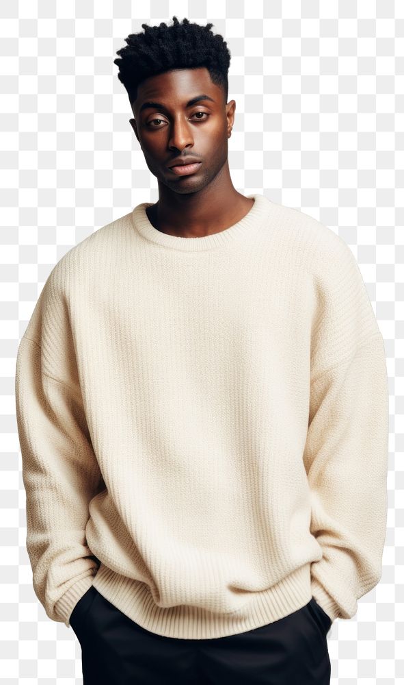 PNG Cream sweater mockup fashion architecture sweatshirt.