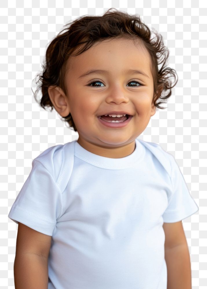 PNG T-shirt portrait baby clothing.