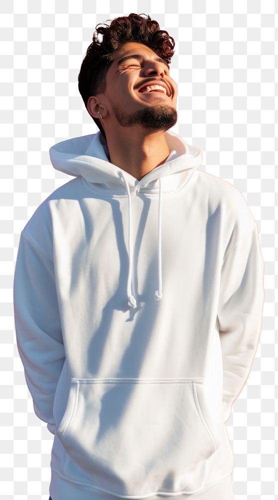 PNG Sweatshirt portrait clothing apparel.