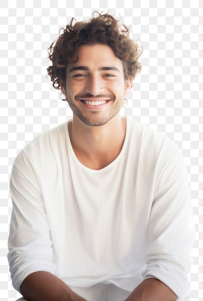 PNG  Man person adult smile.