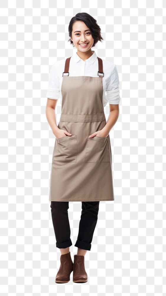 PNG Barista standing apron adult.