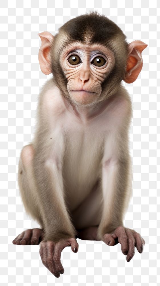 PNG  A monkey wildlife animal mammal.
