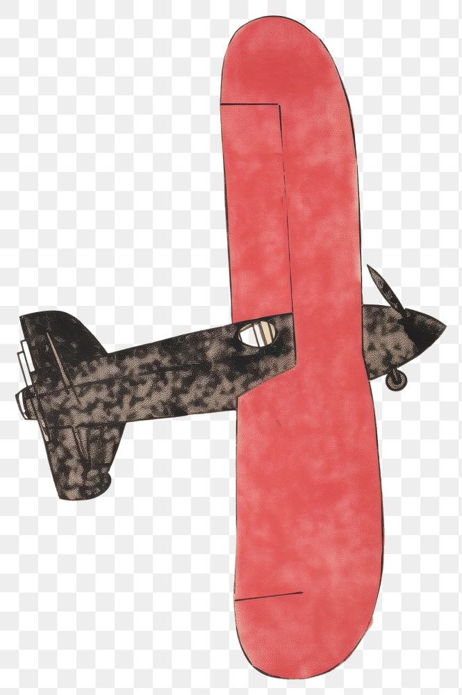 PNG Illustration of a toy aircraft airplane paper.