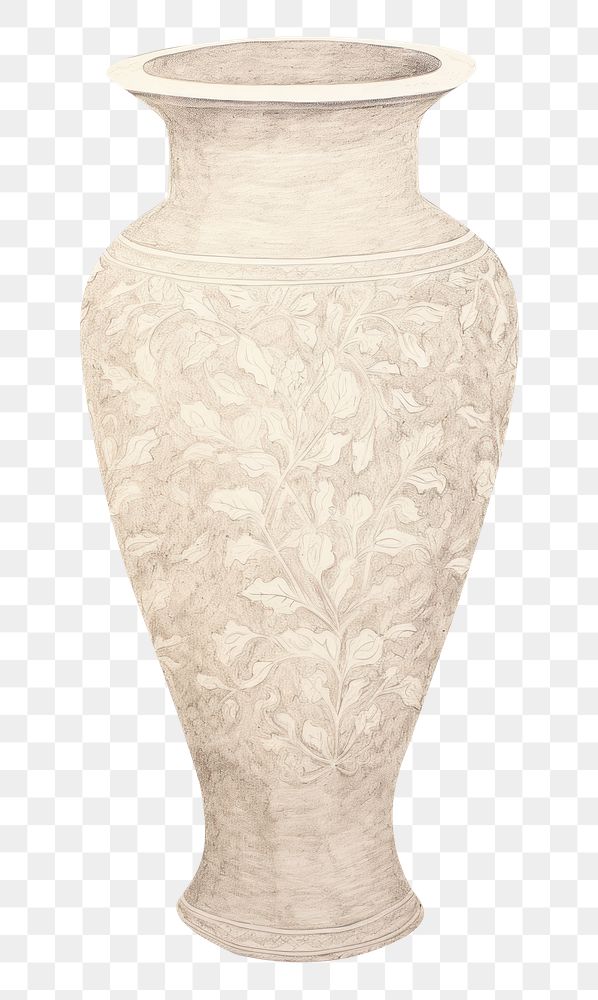 PNG Illustration of a vase pottery urn creativity.