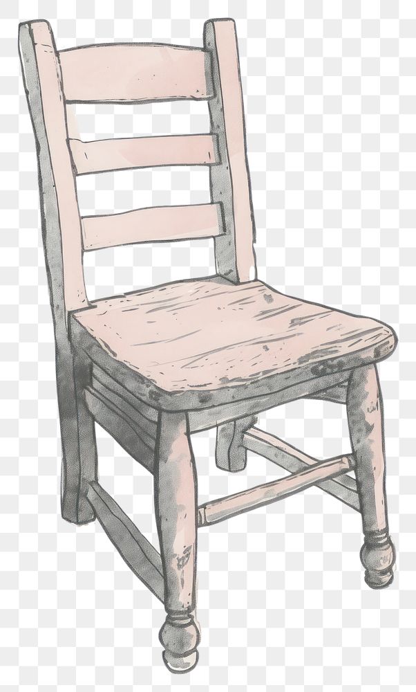 PNG Illustration of a Chair chair furniture white background.