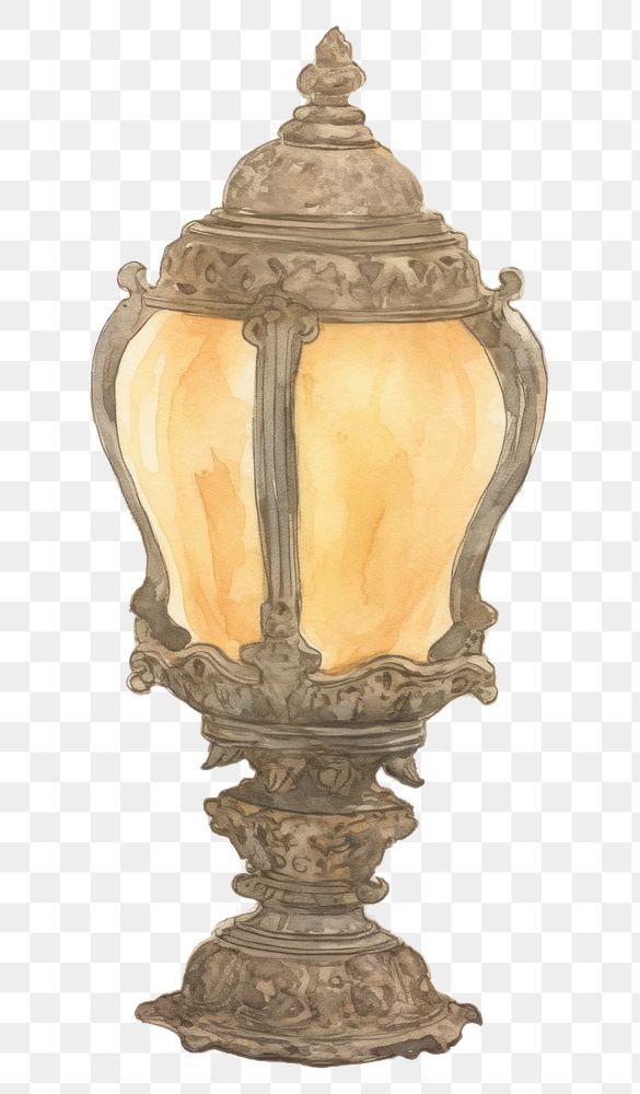 PNG Illustration of a lamp lantern white background architecture.