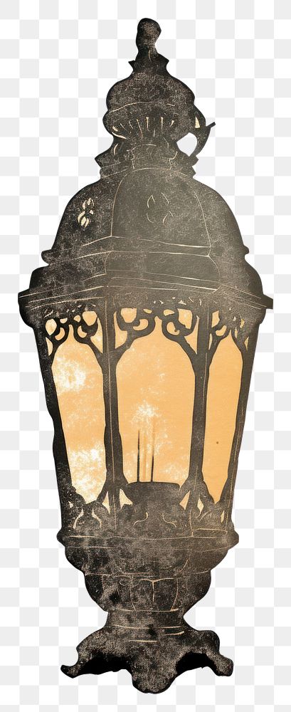 PNG Illustration of a lamp lantern white background architecture.