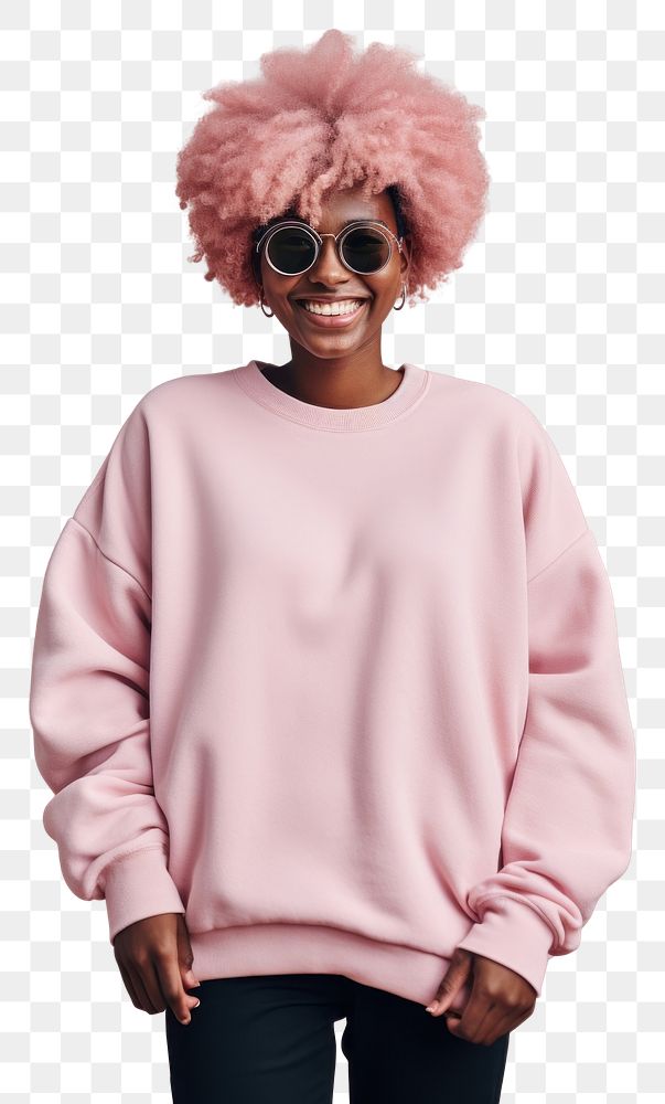 PNG Lifestyle Black Woman sweatshirt clothing.
