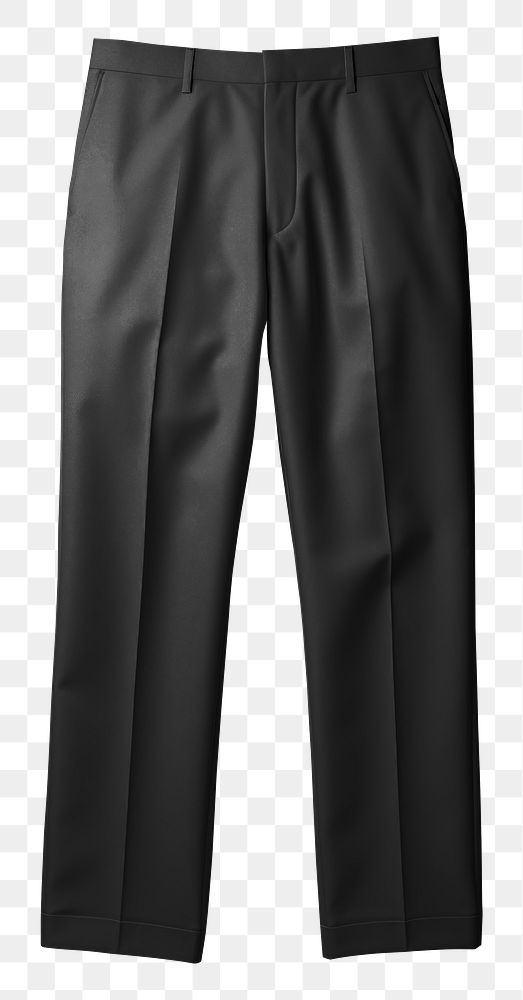 PNG men's black trousers, transparent background