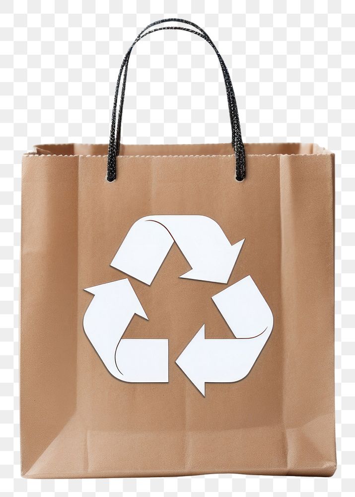PNG Price tag with recycle handbag paper white background.