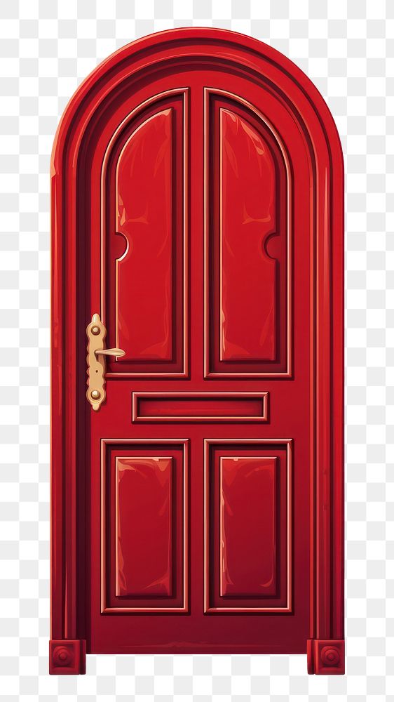 PNG Red door white background architecture protection. AI generated Image by rawpixel.