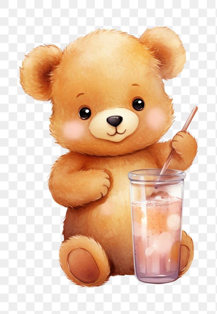 PNG Bear cartoon cute bear. AI generated Image by rawpixel.