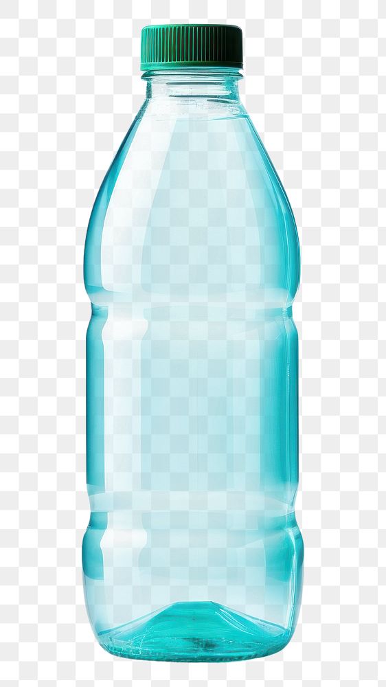 PNG  Water bottle blue white background refreshment. AI generated Image by rawpixel.