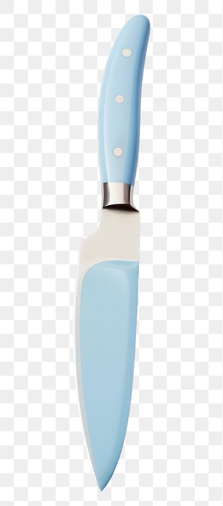 PNG Babyblue ceramic knife blade tool white background.