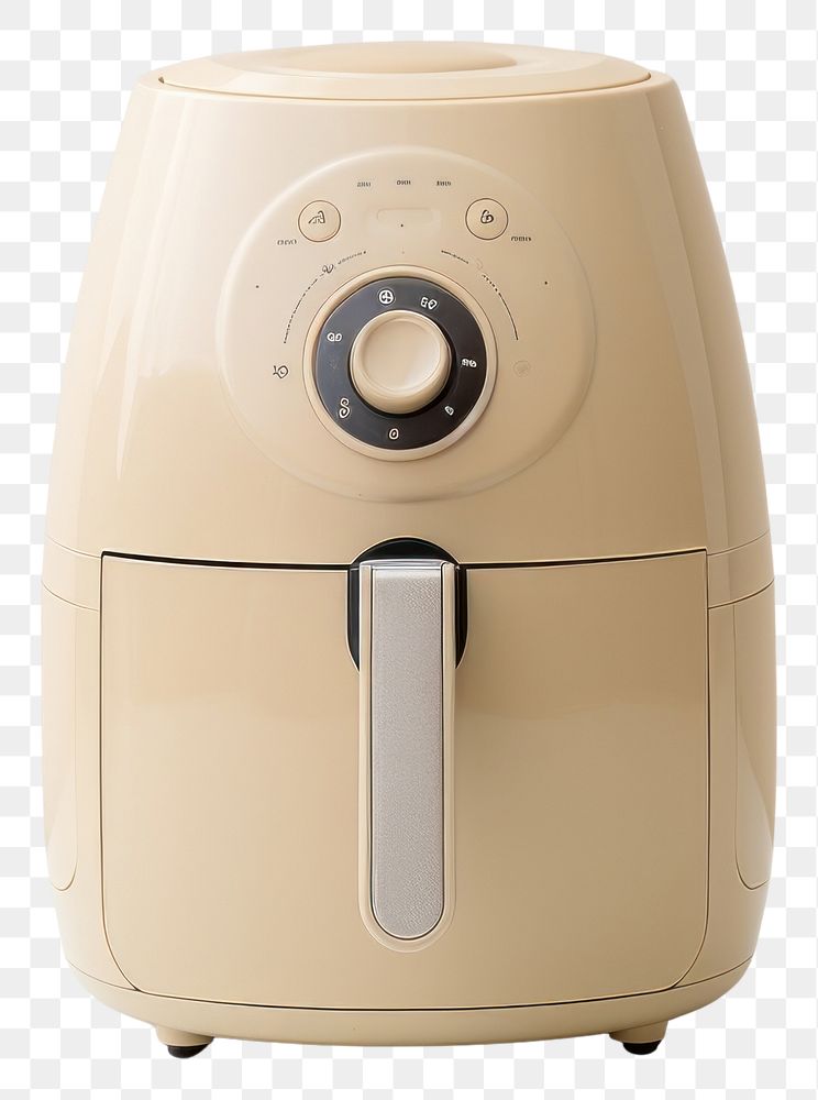 PNG A beige minimal air fryer electronics technology appliance.