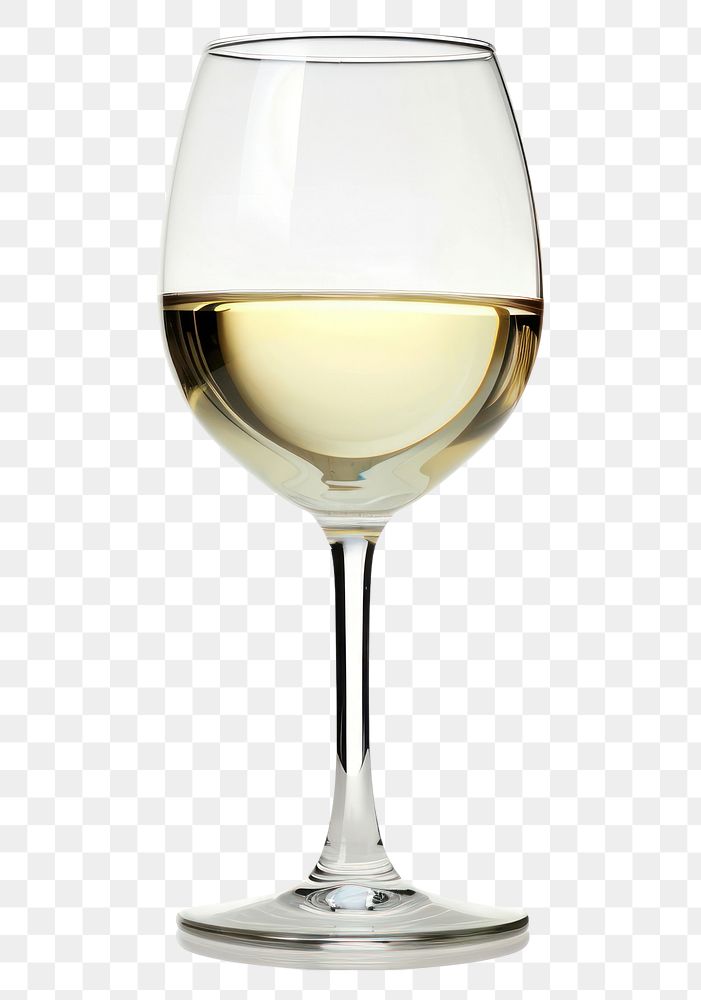 PNG Elegant white wine glass bottle drink white background.