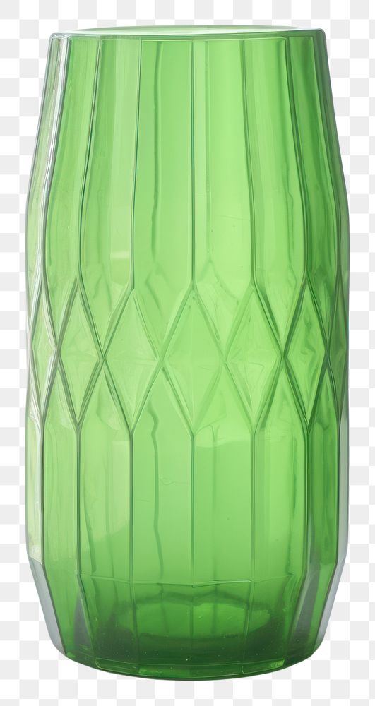 PNG Budget green glass retro vase jar refreshment drinkware.