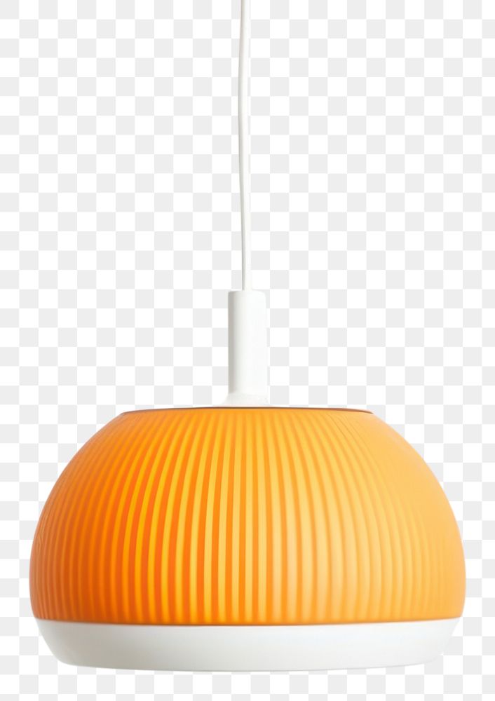 PNG Space age orange pendant lamp lampshade electricity technology.
