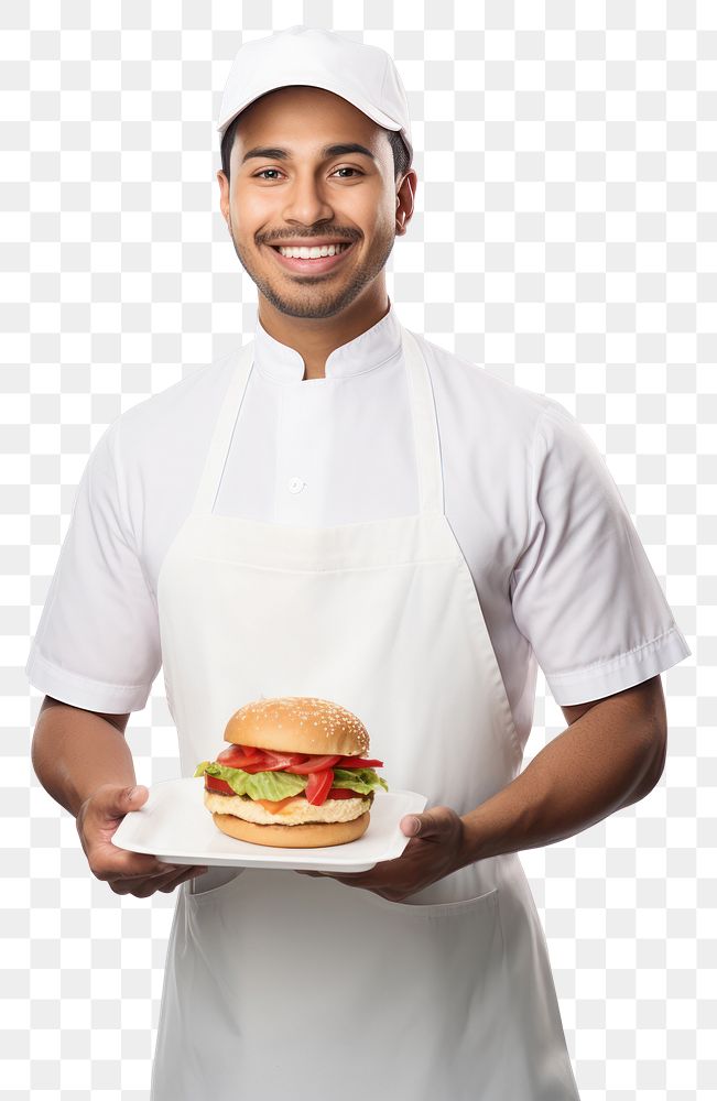 PNG Latino men wearing white chef uniform portrait adult food.