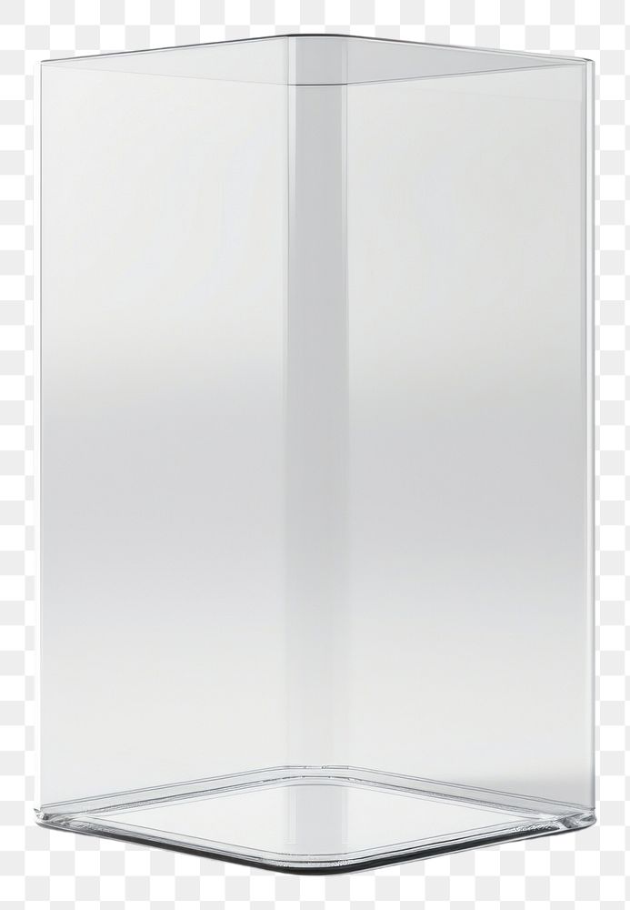 PNG  Transparent glass of pillar vase white background simplicity.