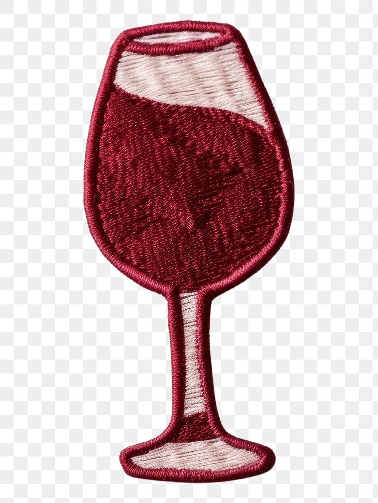 PNG  Red wine glass drink white background.