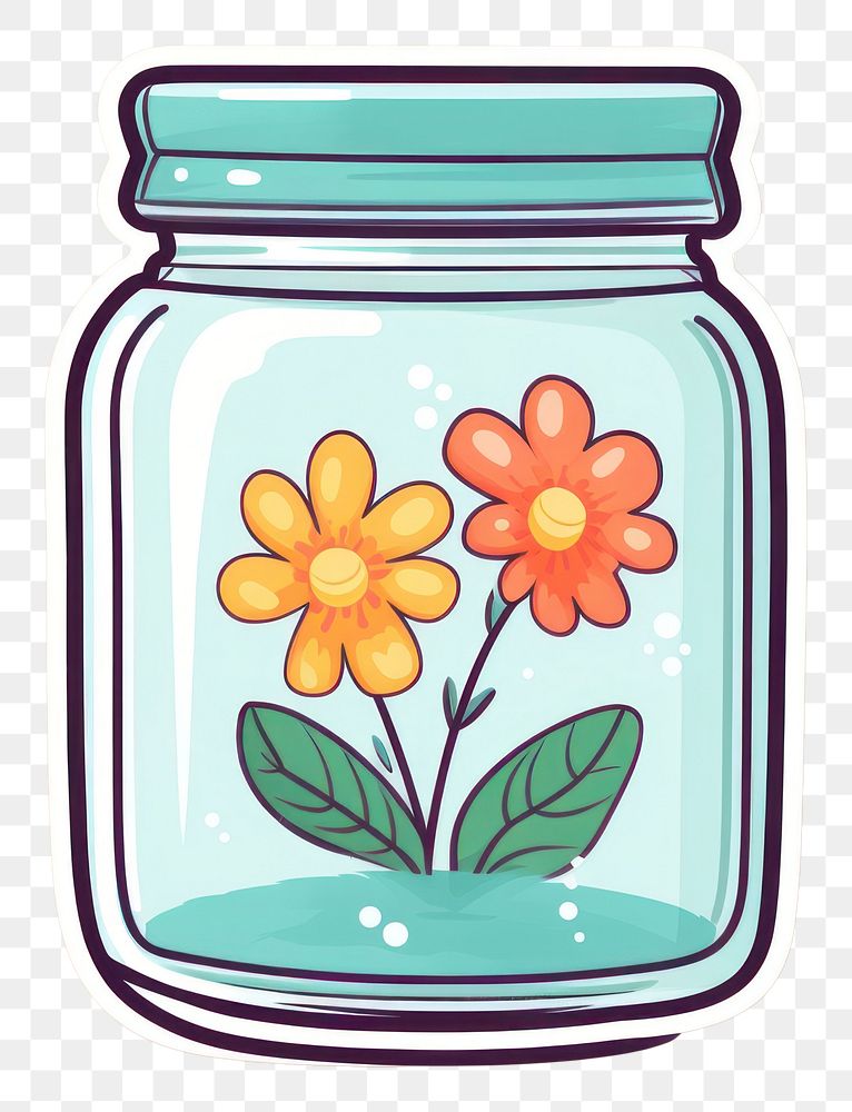 PNG  Glass jar transparent creativity.