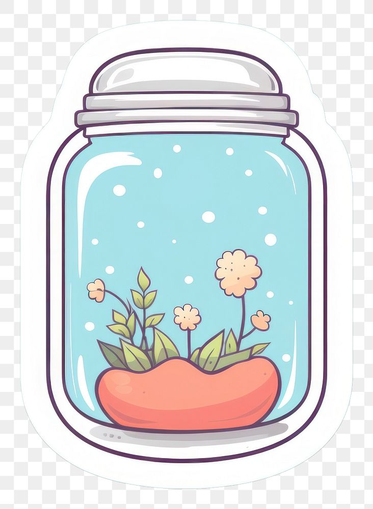 PNG  Glass jar transparent drinkware.