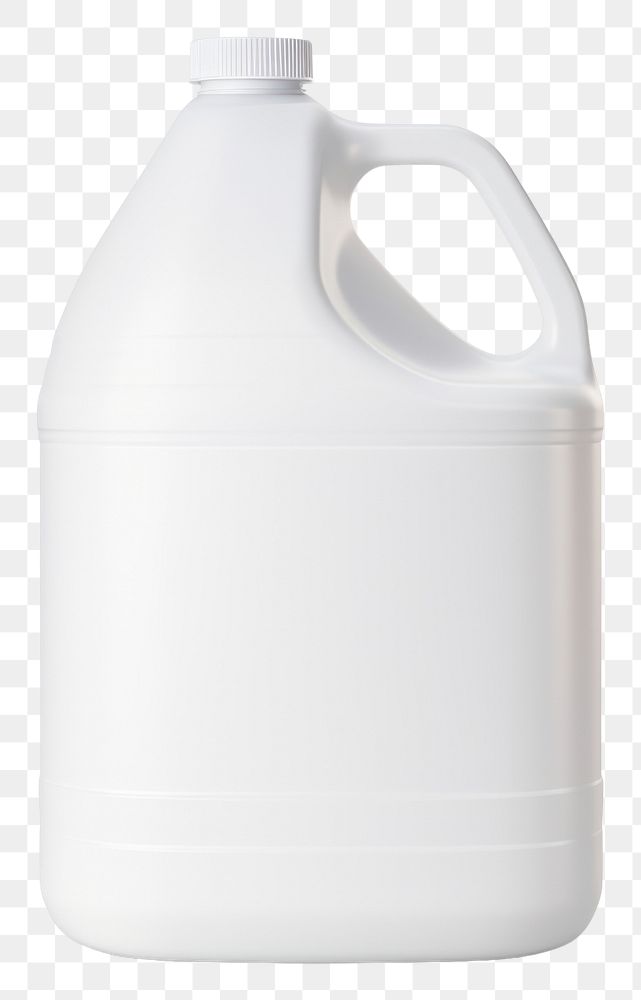 PNG White plastic gallon milk white background container.