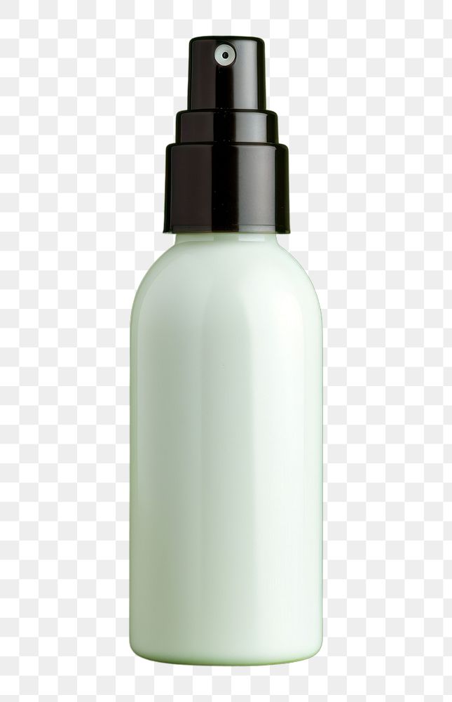 PNG Serum bottle mockup cosmetics green container.