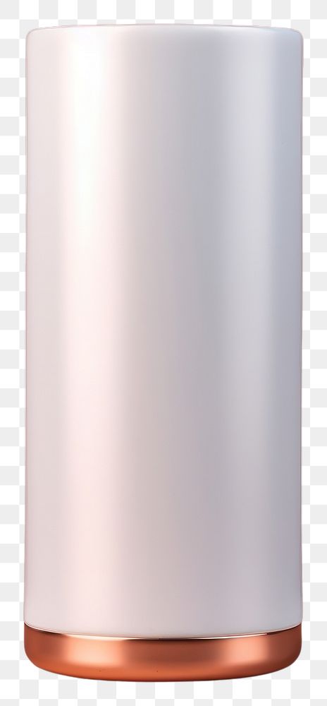 PNG Tube mockup cylinder vase lamp.
