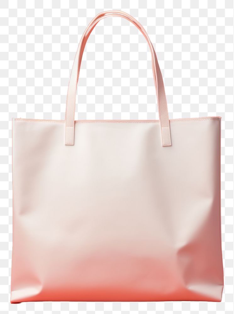 PNG Tote bag mockup handbag white accessories.