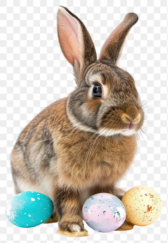 PNG  Easter bunny animal mammal rodent. AI generated Image by rawpixel.