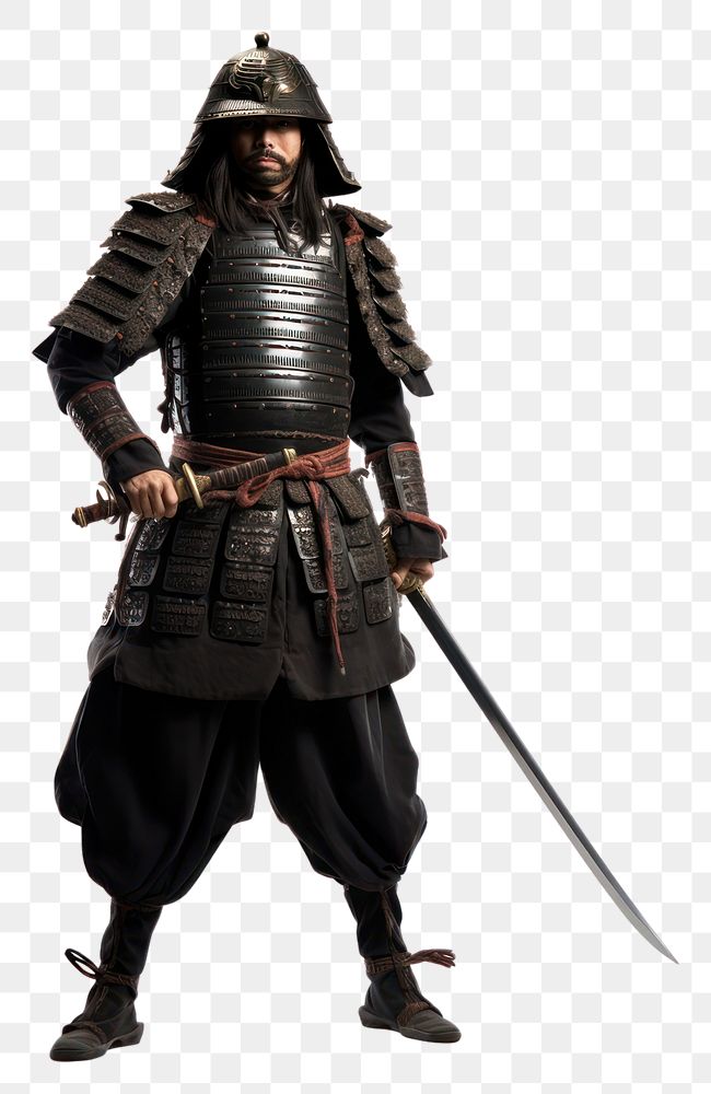 PNG  Samurai samurai weapon sword. AI generated Image by rawpixel.