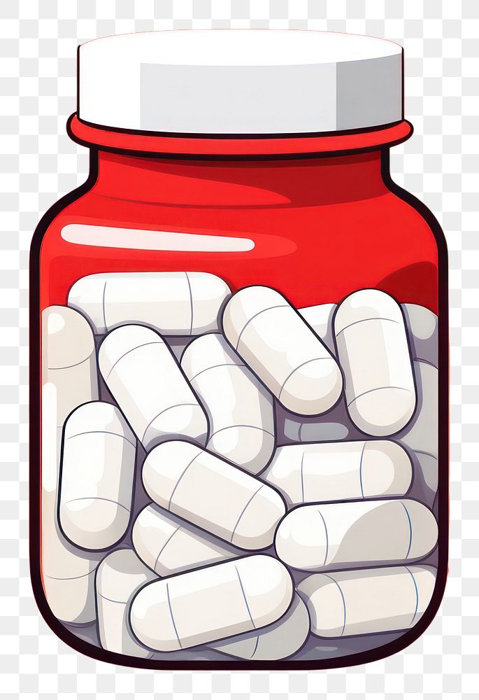 PNG  Pharmacy capsule bottle pill medication