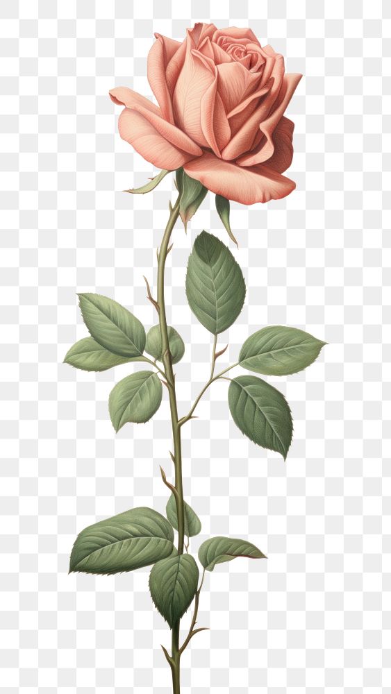 PNG  Wallpaper rose flower sketch plant