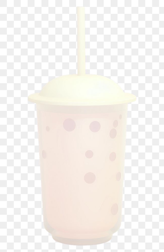 PNG  Cute milk bubble tea refreshment disposable milkshake.