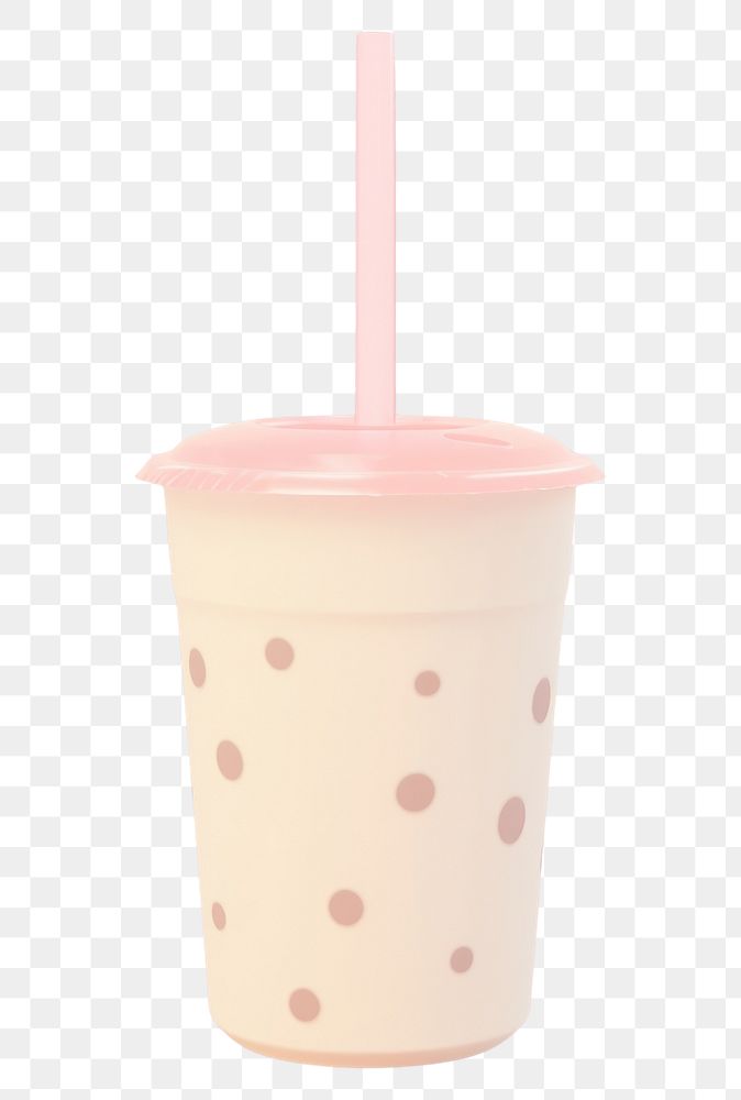 PNG  Cute milk bubble tea refreshment disposable milkshake.